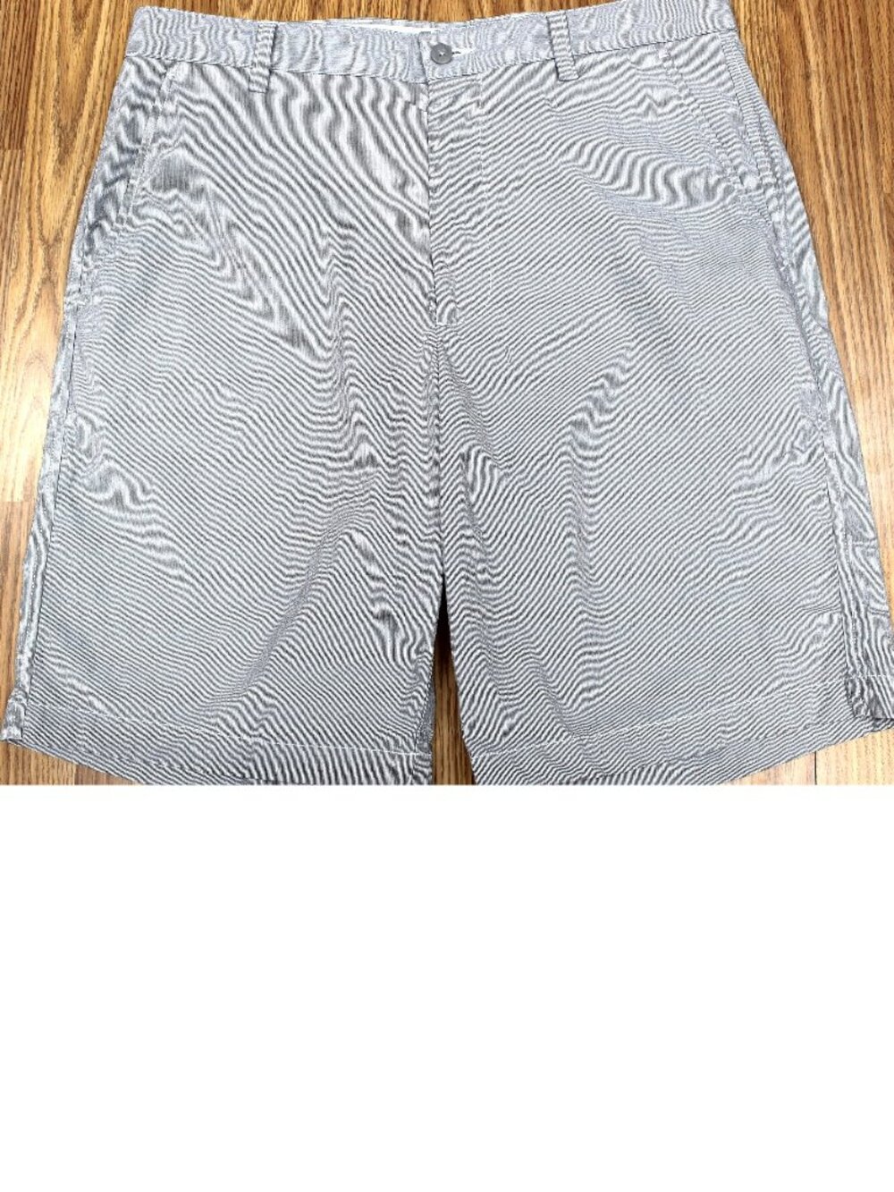 FOOTJOY REGULAR FIT SHORTS NYLON/SPANDEX GRAY STRIPE Sz 34